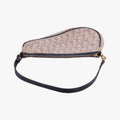 Saddle Navy × Beige Pink Jacquard MC 0071サドル ネイビー × ベージュピンク ジャガード MC 0071