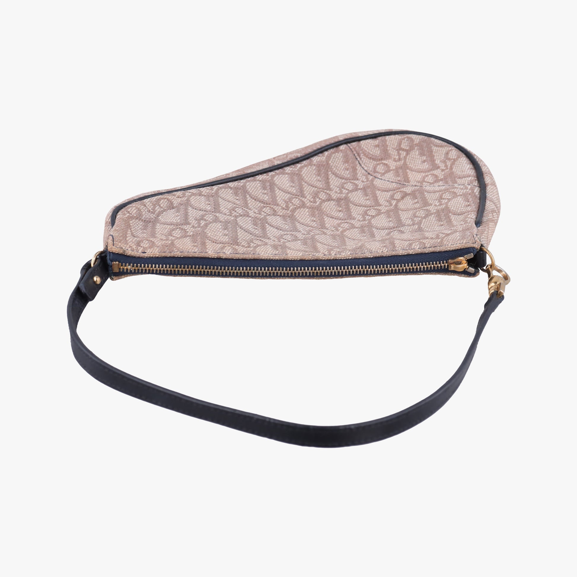 Saddle Navy × Beige Pink Jacquard MC 0071サドル ネイビー × ベージュピンク ジャガード MC 0071
