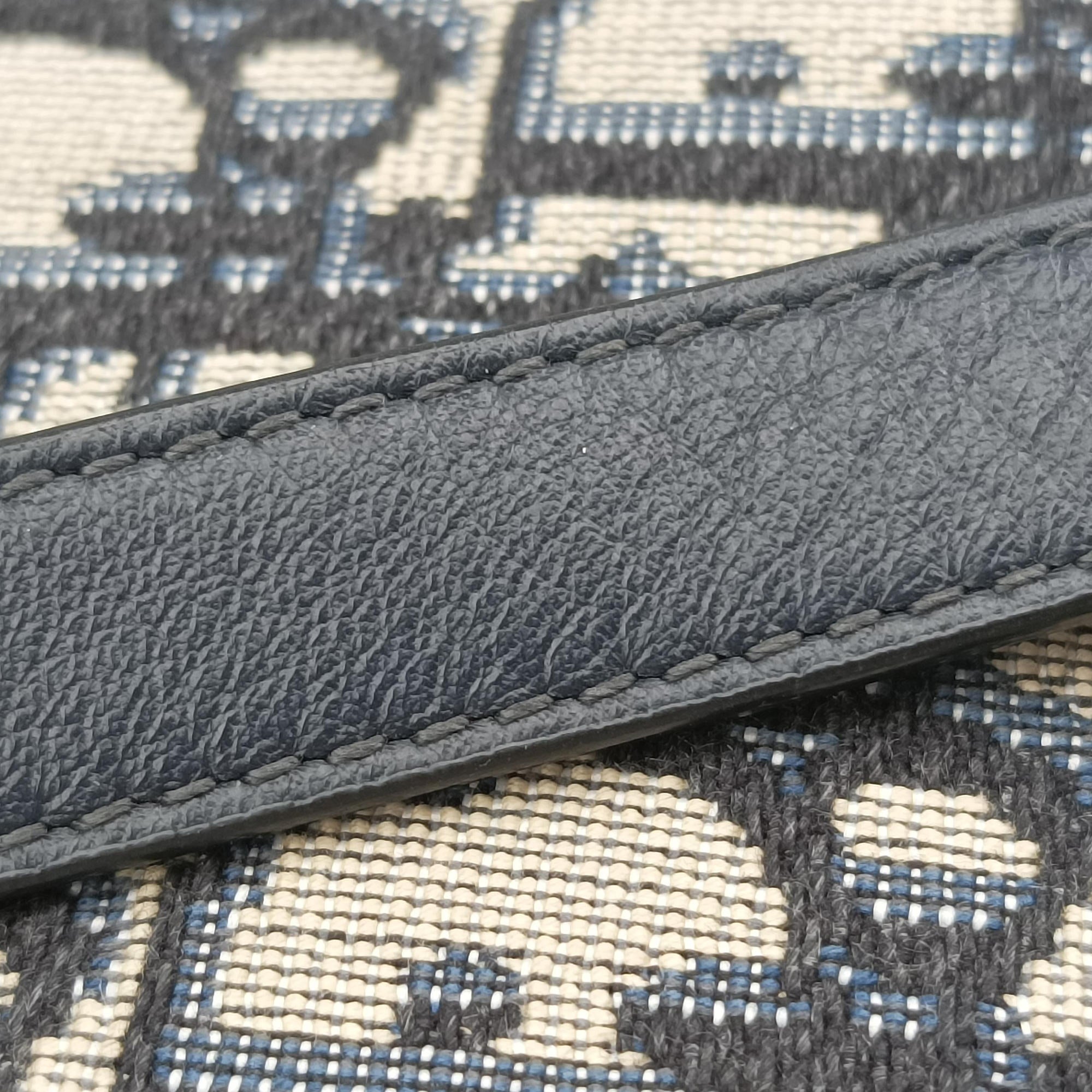 Saddle Navy×Gray Jacquard 12-MA-0139サドル ネイビー×グレー ジャガード 12-MA-0139