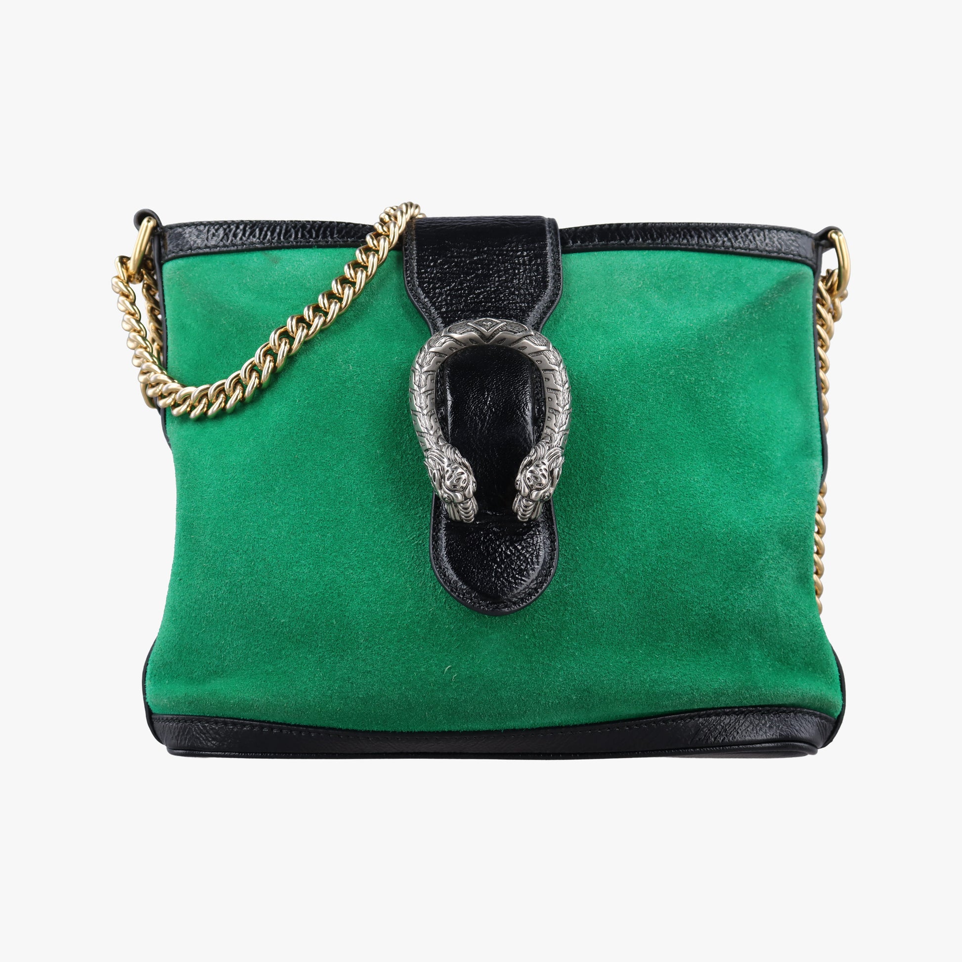 Dionysus Green suede×leather 499622 D023668451ディオニュソス グリーン スエード×レザー 499622 D023668451