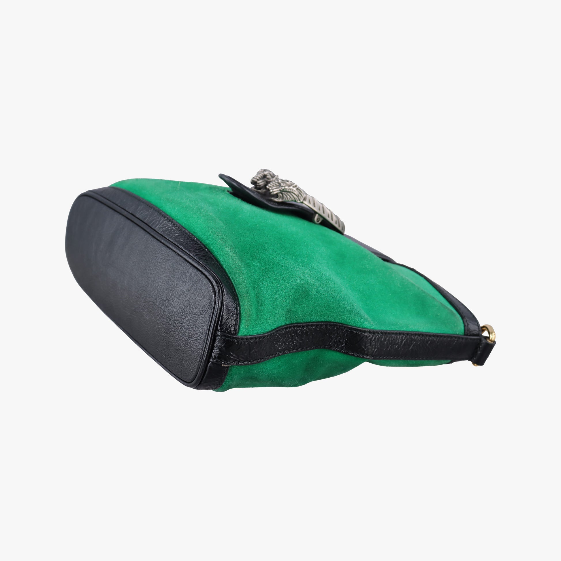Dionysus Green suede×leather 499622 D023668451ディオニュソス グリーン スエード×レザー 499622 D023668451