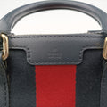Sherry Line navy×red×beige Canvas×Leather 269876 E011525248シェリーライン ネイビー×レッド×ベージュ キャンバス×レザー 269876 E011525248