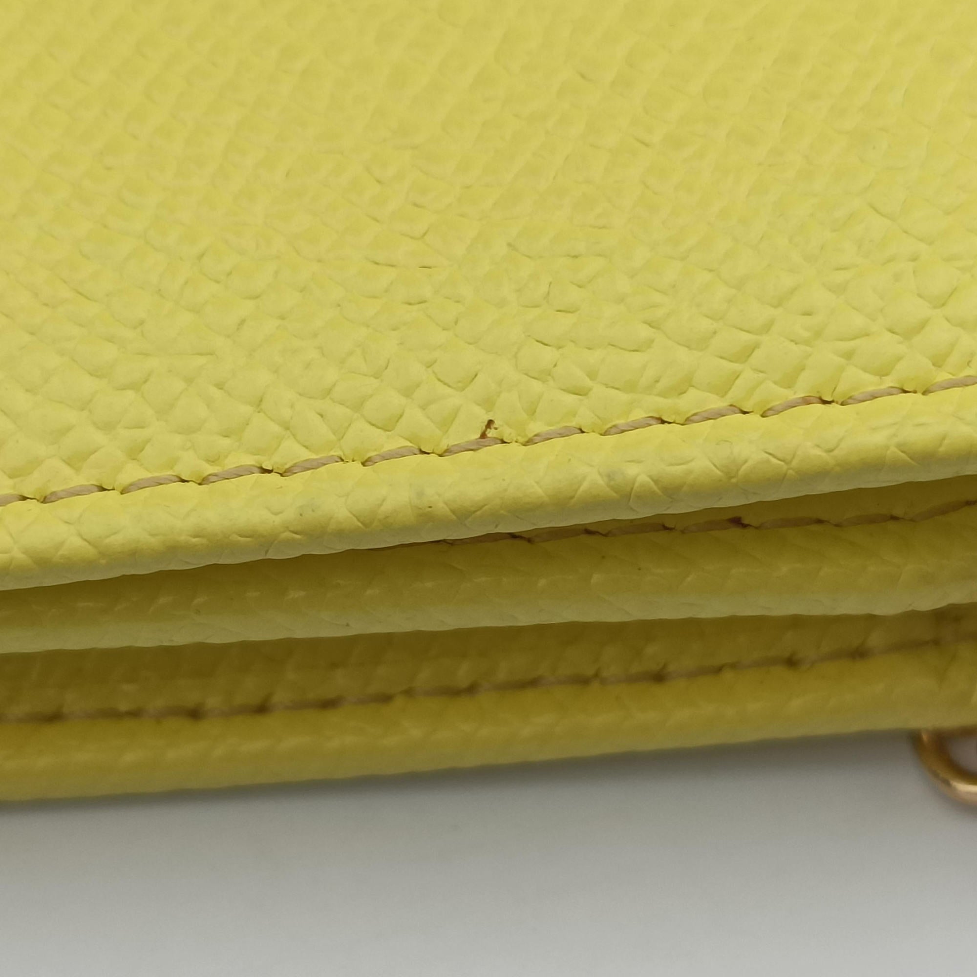 SICILY Yellow Leather シシリー イエロー レザー　 