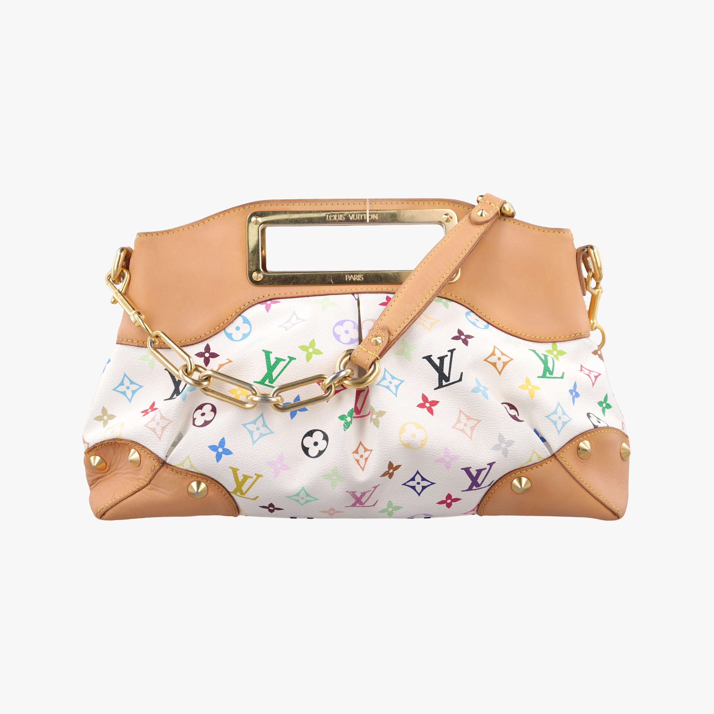 JUDY MM white Monogram Multicolor M40255 Lot number unknownジュディMM ブロン モノグラム マルチカラー M40255 製番不明