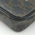 Medium Triomphe Messenger Brown PVC coated canvas F-CU-2271ミディアム トリオンフ メッセンジャー ブラウン PVCコーティングキャンバス F-CU-2271