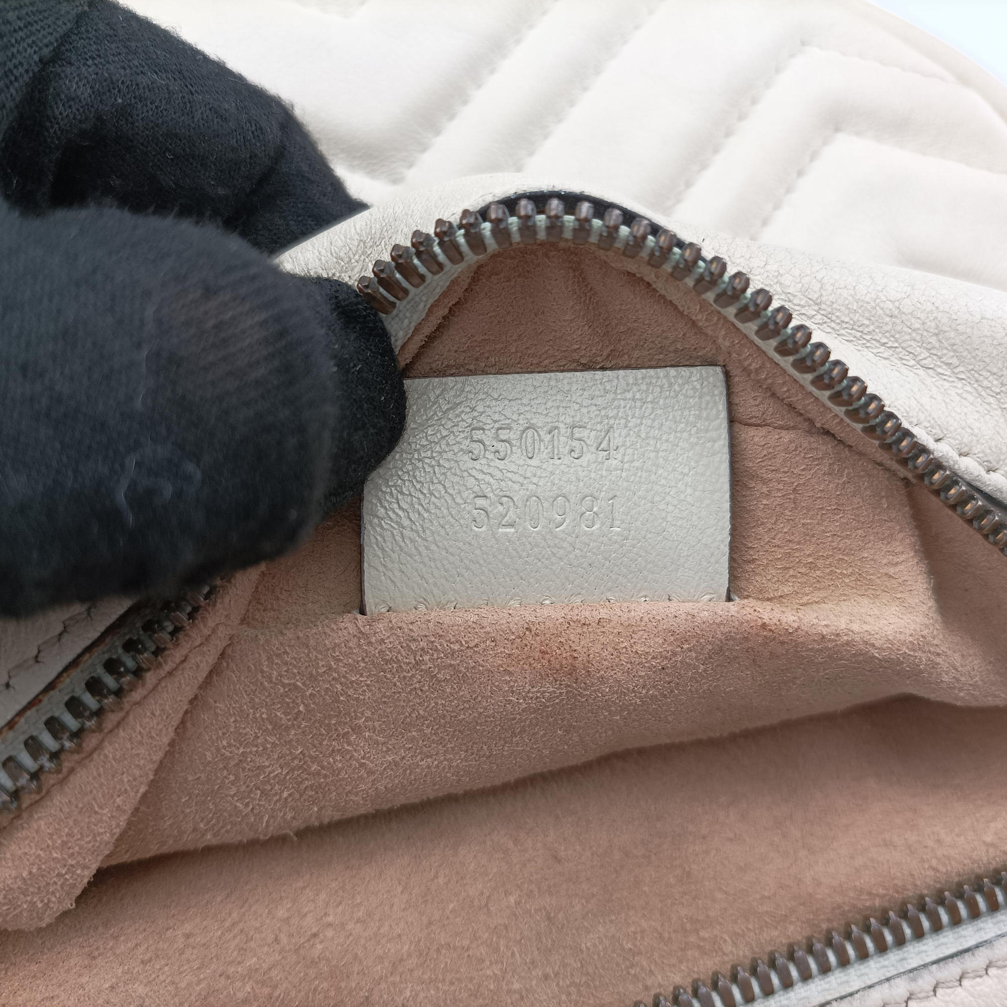 GG Marmont White Leather 550154 I028986714GGマーモント ホワイト レザー 550154 I028986714
