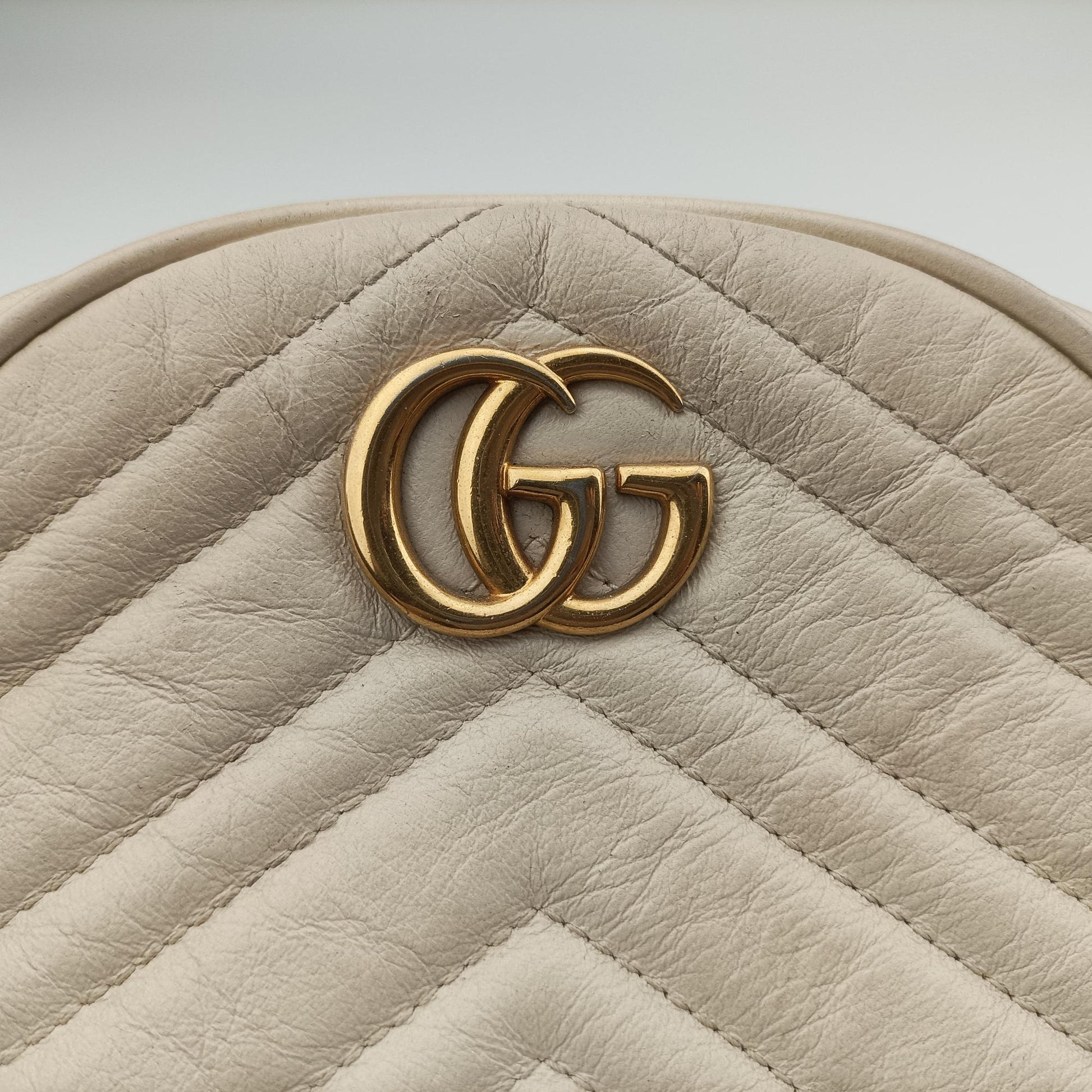 GG Marmont White Leather 550154 I028986714GGマーモント ホワイト レザー 550154 I028986714