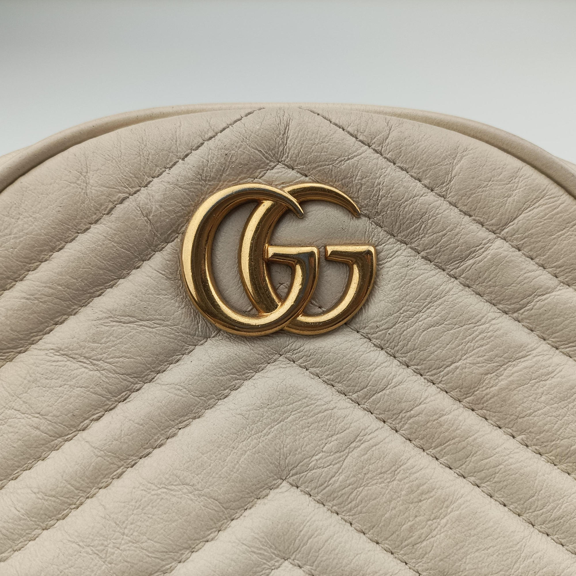 GG Marmont White Leather 550154 I028986714GGマーモント ホワイト レザー 550154 I028986714