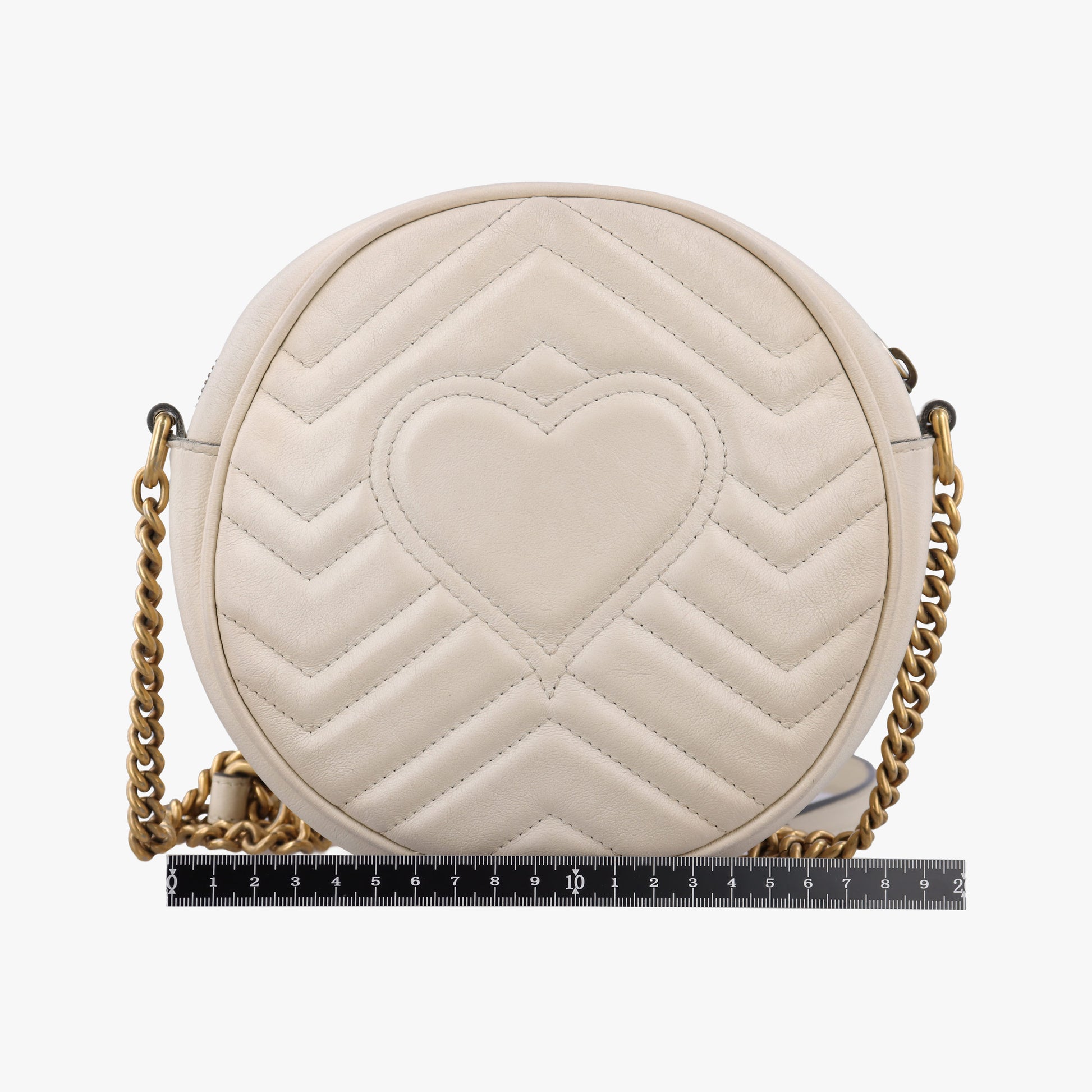 GG Marmont White Leather 550154 I028986714GGマーモント ホワイト レザー 550154 I028986714