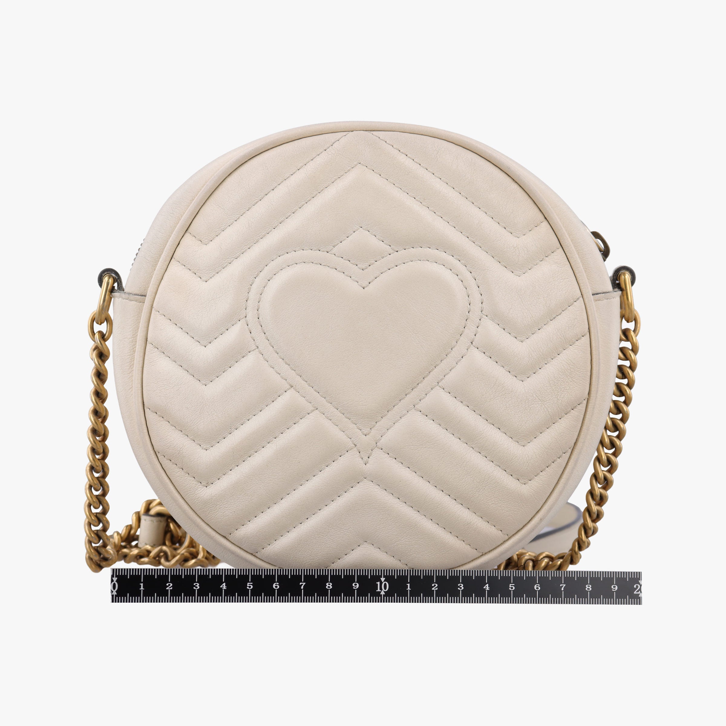 GG Marmont White Leather 550154 I028986714GGマーモント ホワイト レザー 550154 I028986714