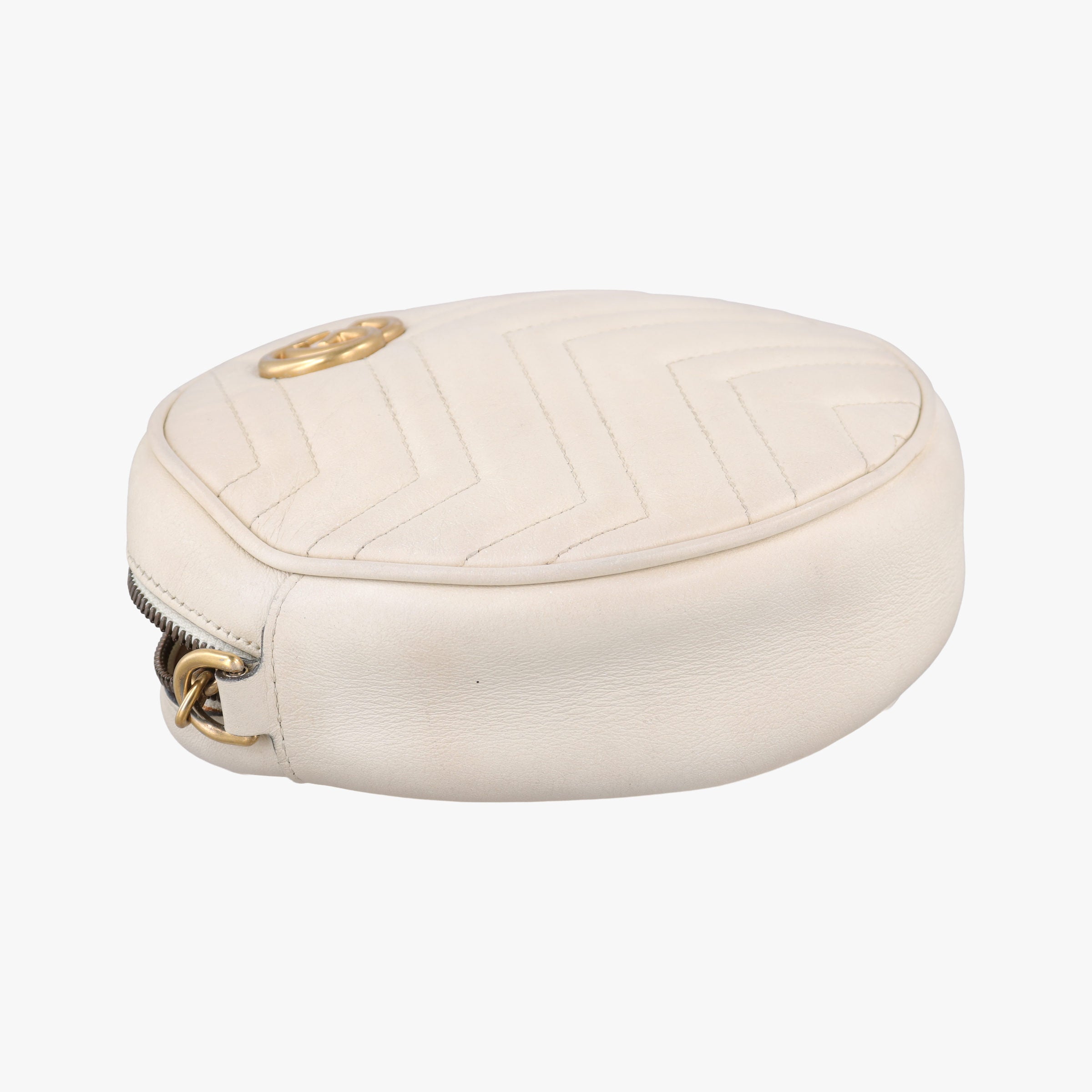 GG Marmont White Leather 550154 I028986714GGマーモント ホワイト レザー 550154 I028986714