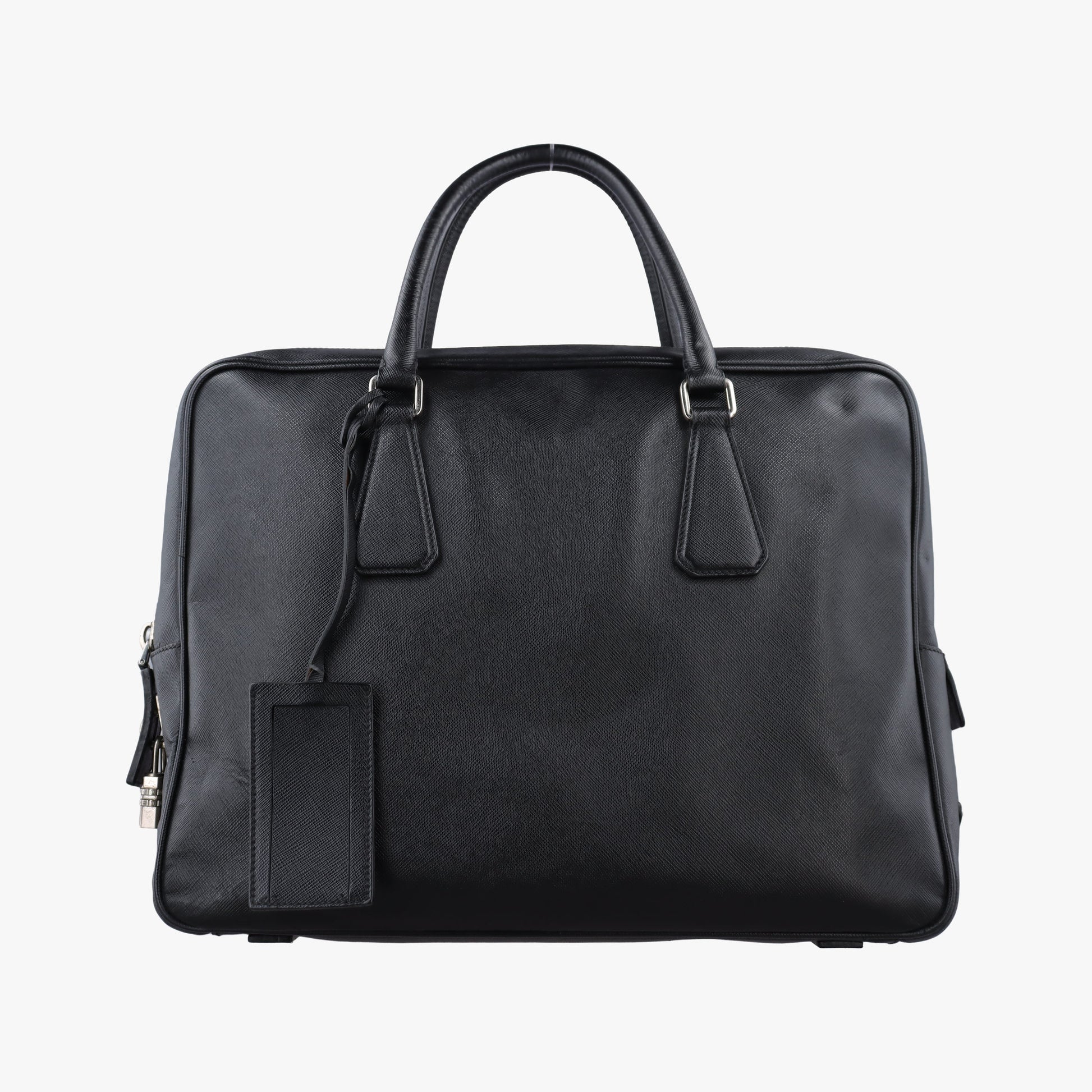 business bag briefcase Black SAFFIANO Leather 2VE363 7/9ビジネスバッグ ブリーフケース ブラック サフィアーノレザー 2VE363 7/9