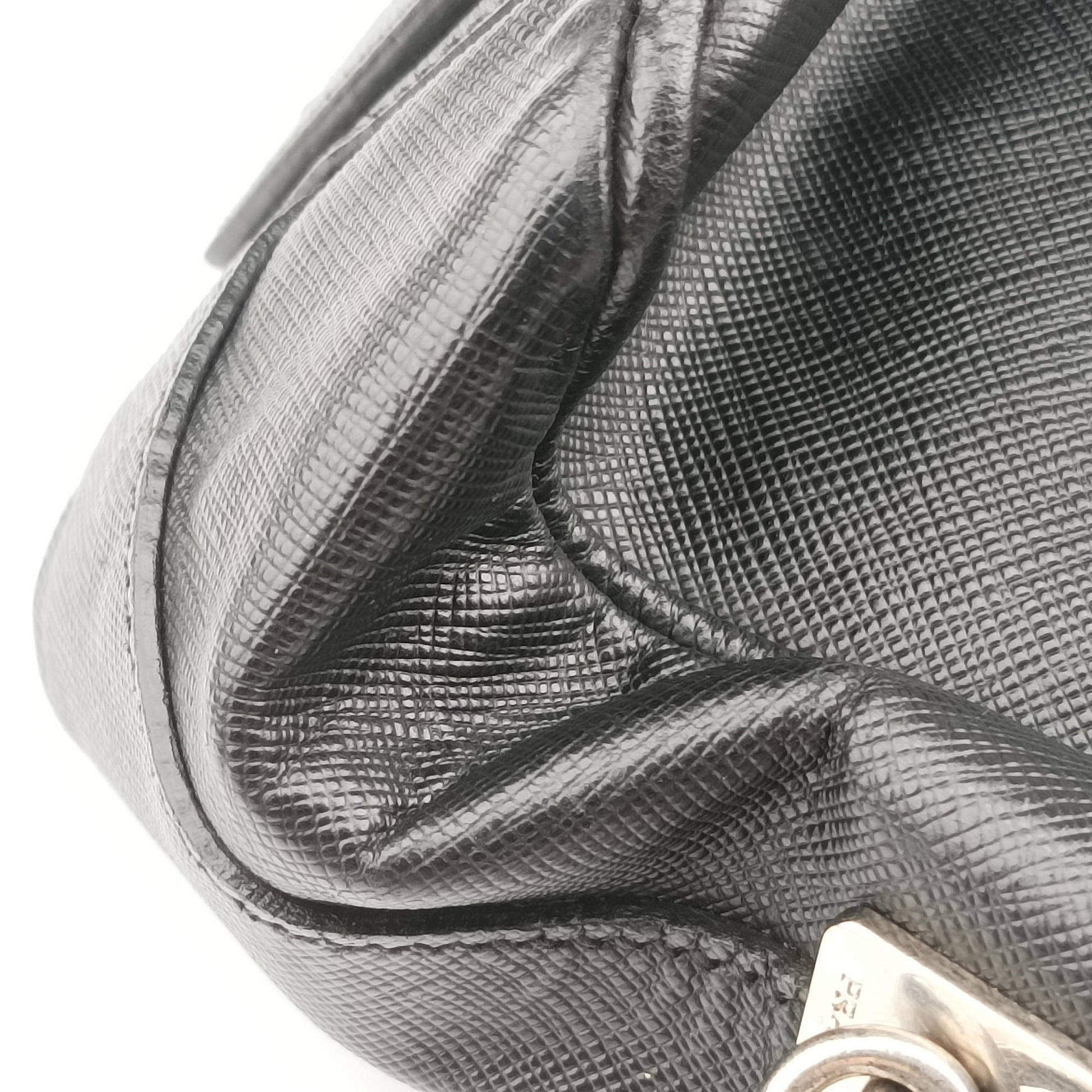 business bag briefcase Black SAFFIANO Leather 2VE363 7/9ビジネスバッグ ブリーフケース ブラック サフィアーノレザー 2VE363 7/9