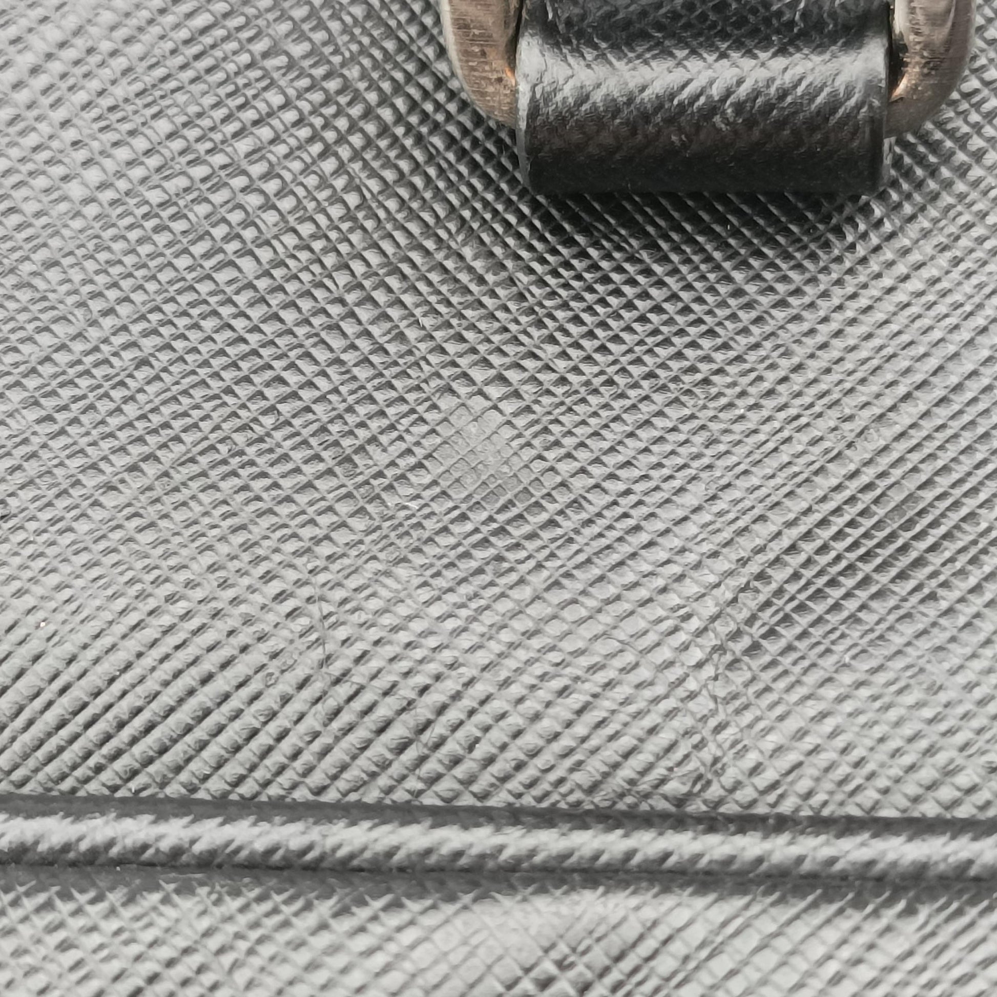 business bag briefcase Black SAFFIANO Leather 2VE363 7/9ビジネスバッグ ブリーフケース ブラック サフィアーノレザー 2VE363 7/9