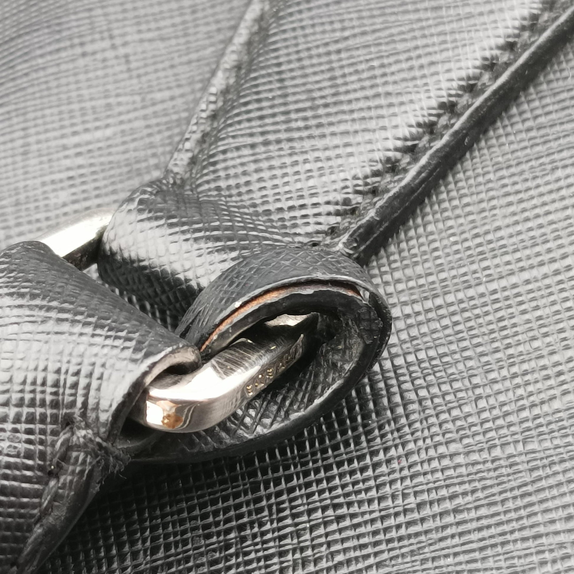 business bag briefcase Black SAFFIANO Leather 2VE363 7/9ビジネスバッグ ブリーフケース ブラック サフィアーノレザー 2VE363 7/9