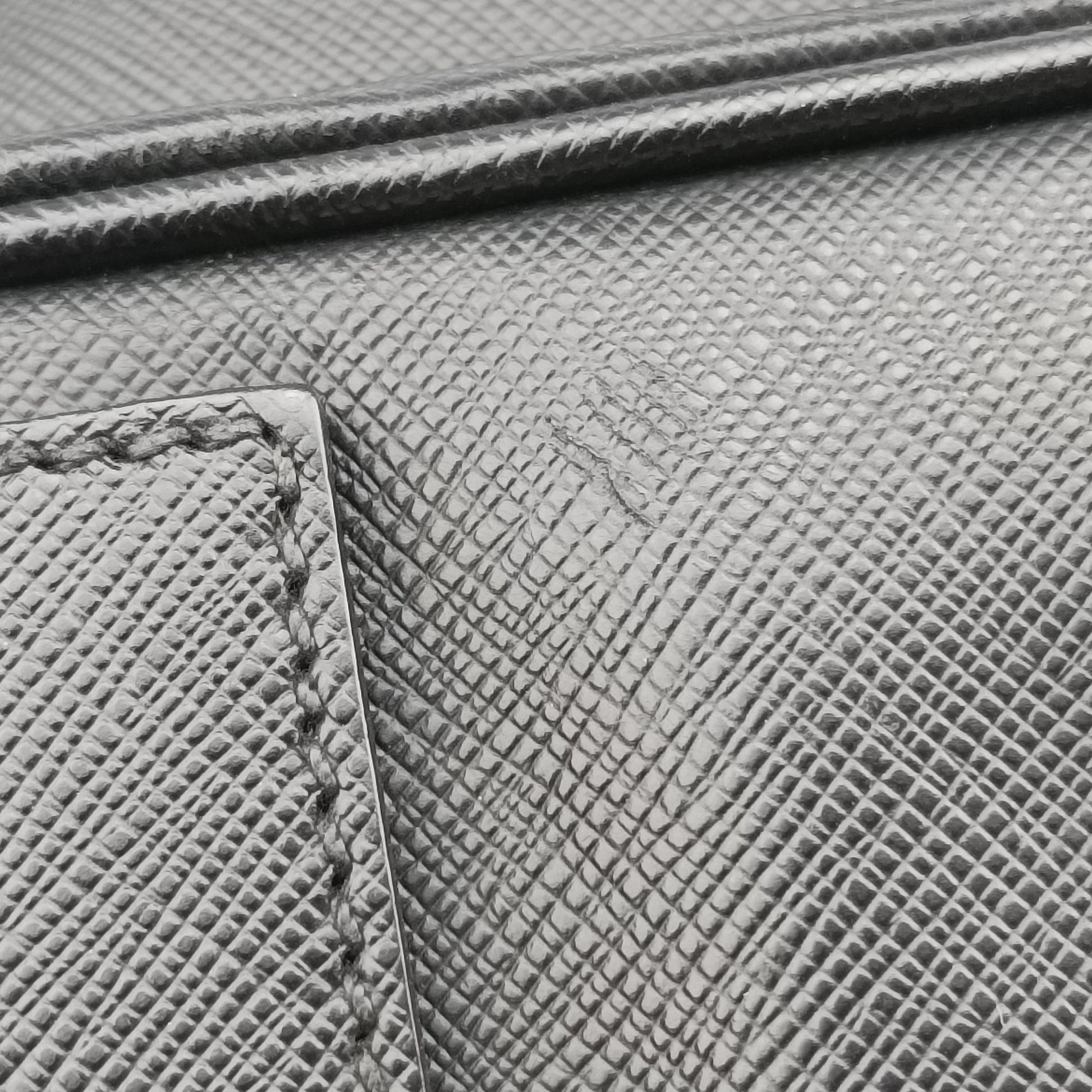 business bag briefcase Black SAFFIANO Leather 2VE363 7/9ビジネスバッグ ブリーフケース ブラック サフィアーノレザー 2VE363 7/9
