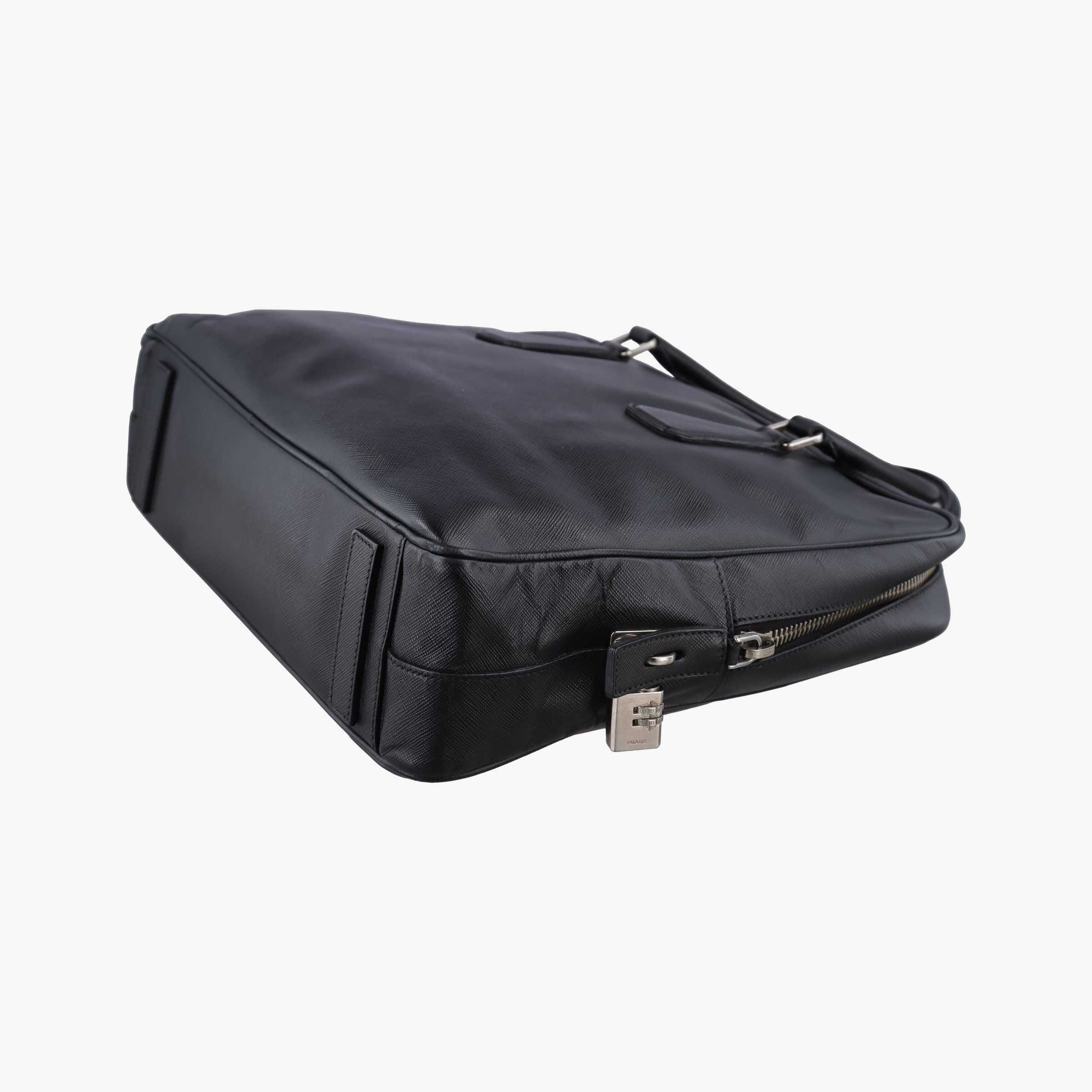 business bag briefcase Black SAFFIANO Leather 2VE363 7/9ビジネスバッグ ブリーフケース ブラック サフィアーノレザー 2VE363 7/9