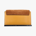 FAYE Brown × Yellow Suede × leather 02-16-99-65フェイ ブラウン × イエロー スエード×レザー 02-16-99-65