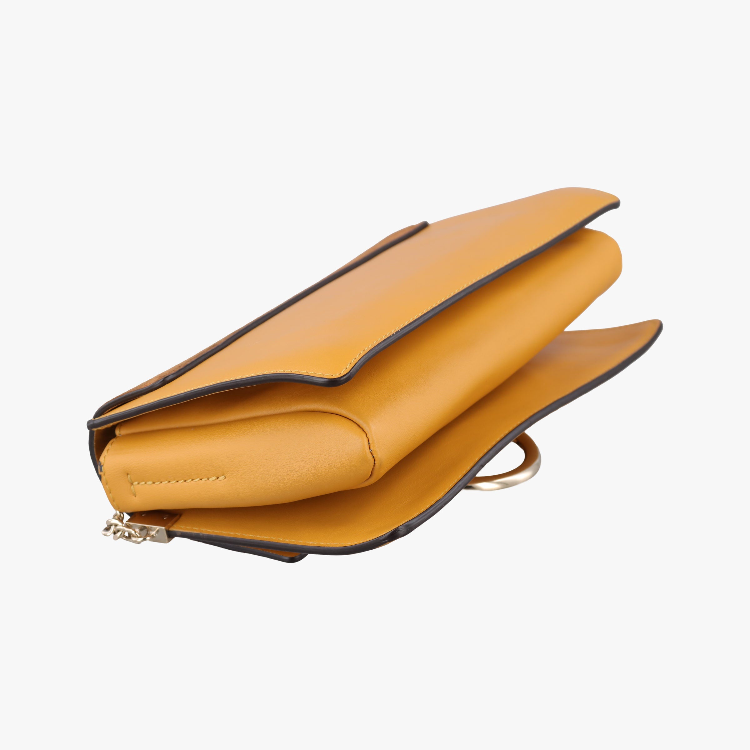 FAYE Brown × Yellow Suede × leather 02-16-99-65フェイ ブラウン × イエロー スエード×レザー 02-16-99-65