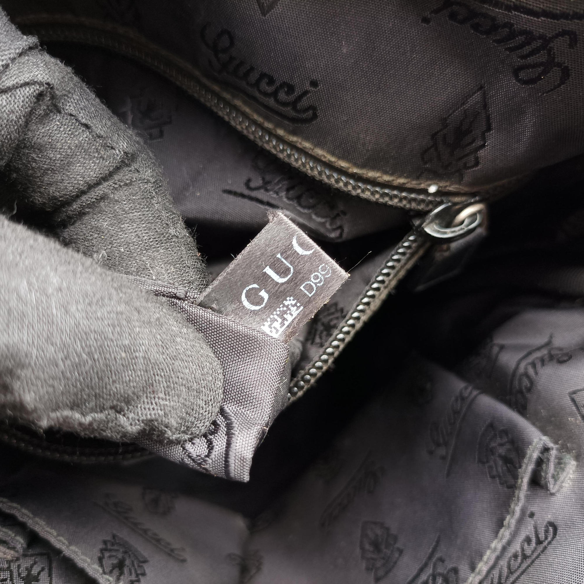 GG Imprime Messenger Black Leather 201448 Lot number unknownGGインプリメ メッセンジャー ブラック レザー 201448 製番不明