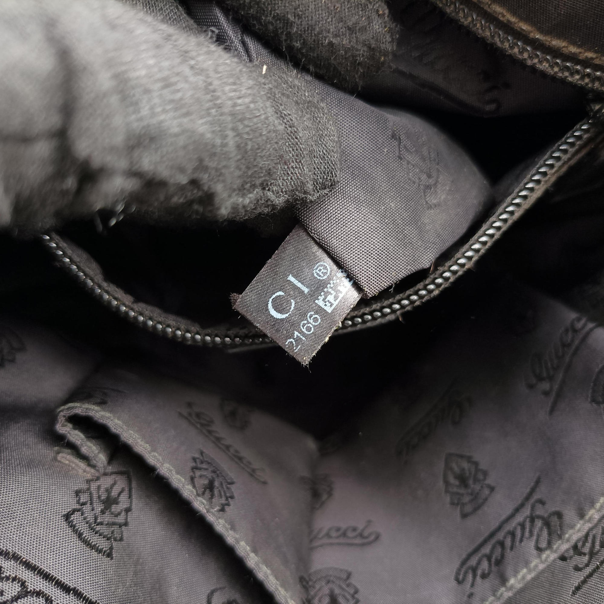 GG Imprime Messenger Black Leather 201448 Lot number unknownGGインプリメ メッセンジャー ブラック レザー 201448 製番不明