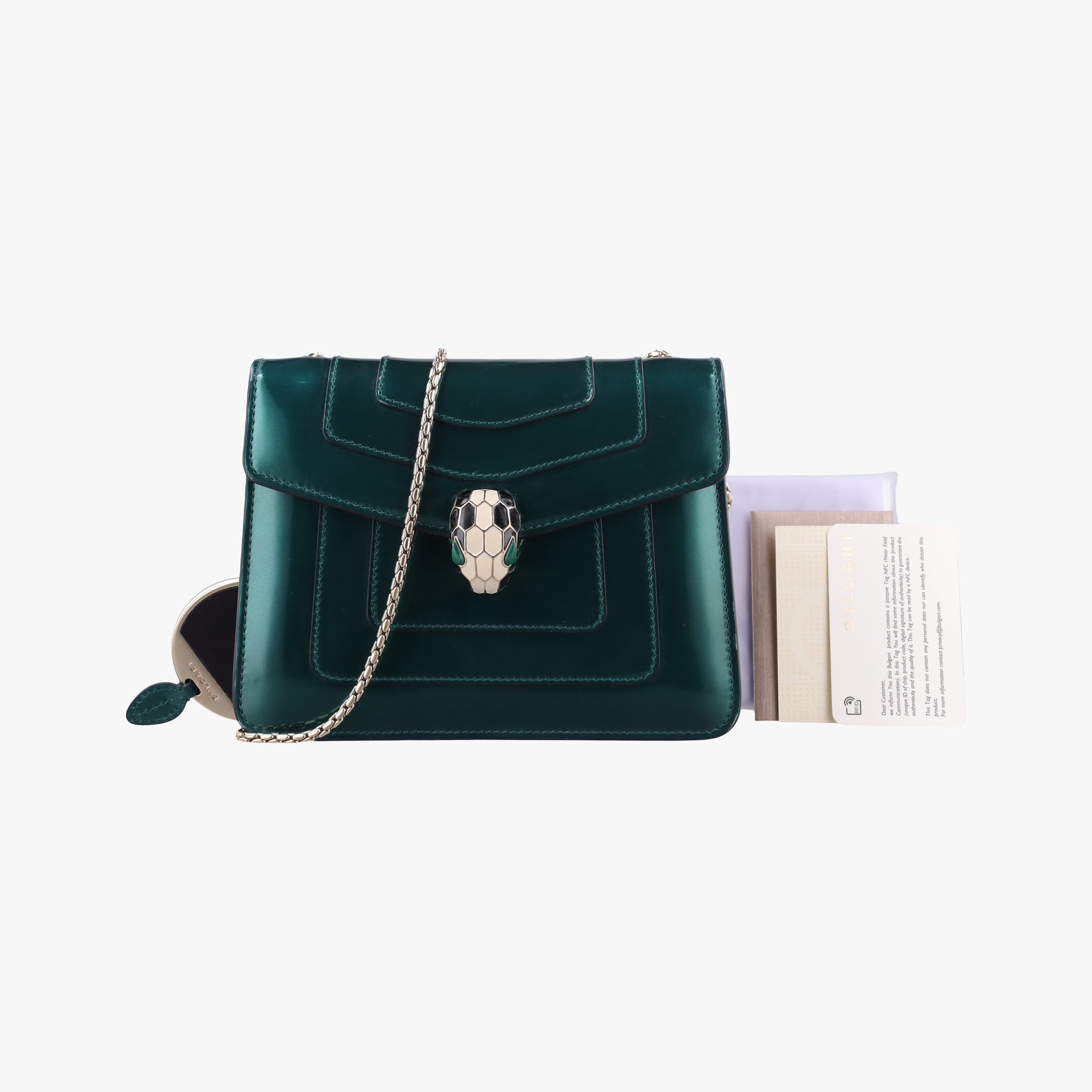 SERPENTI FOREVER Green Patent 2692727Yセルペンティ フォーエバー グリーン パテント 2692727Y