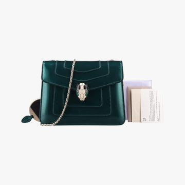 SERPENTI FOREVER Green Patent 2692727Yセルペンティ フォーエバー グリーン パテント 2692727Y