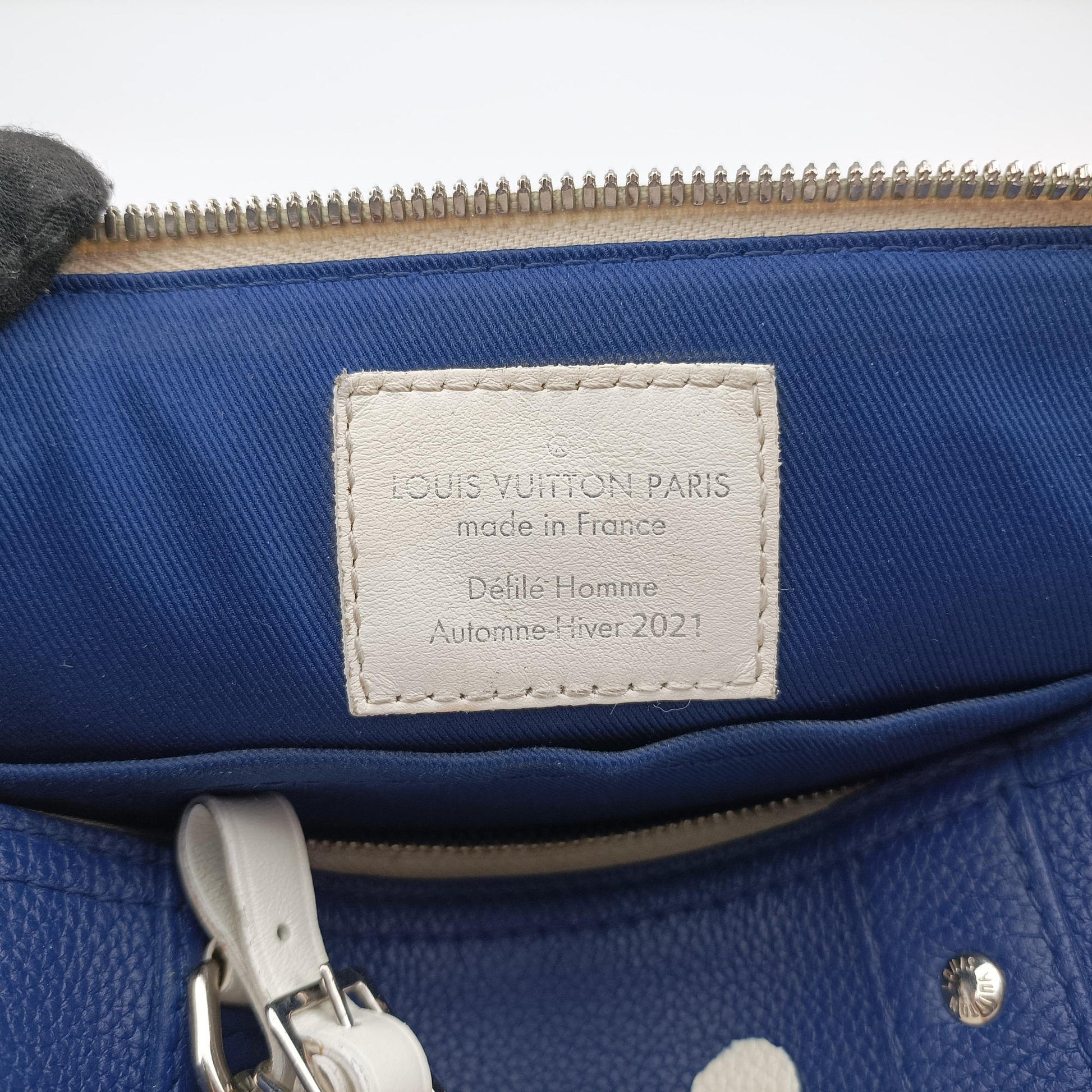 Everyday LV  Blue×white leather M58747 エブリデイLV ブルー×ホワイト レザー M58747 