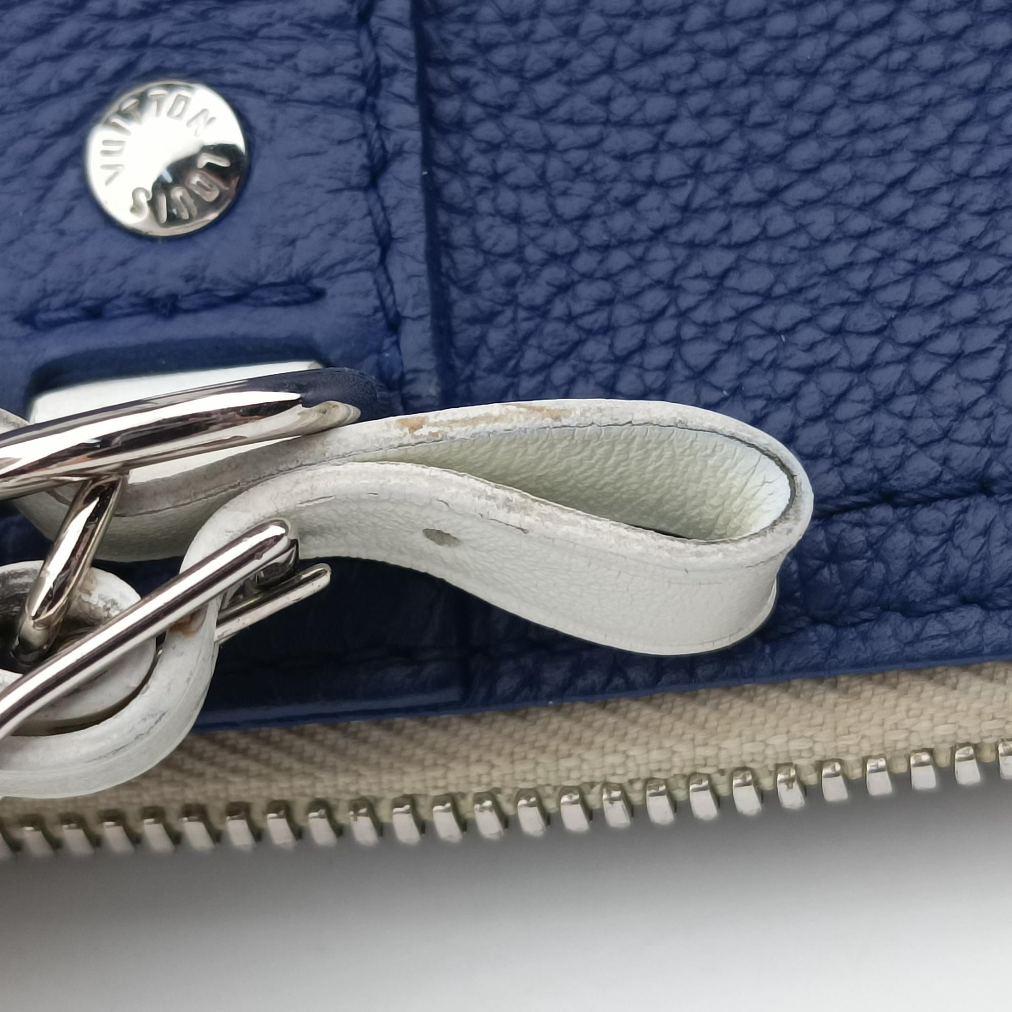 Everyday LV  Blue×white leather M58747 エブリデイLV ブルー×ホワイト レザー M58747 