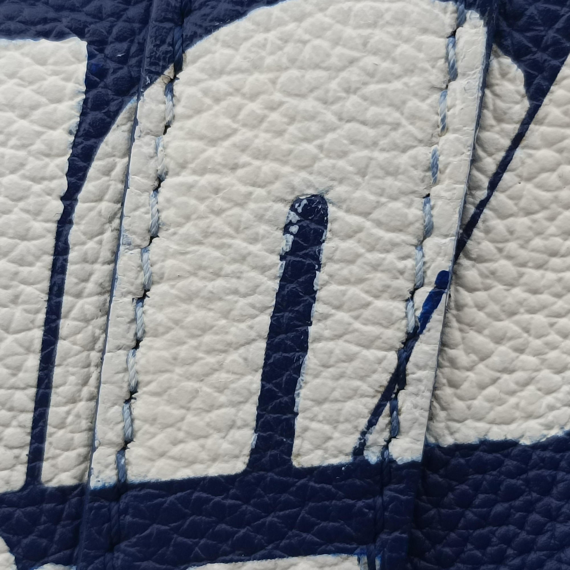 Everyday LV  Blue×white leather M58747 エブリデイLV ブルー×ホワイト レザー M58747 