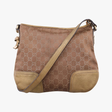 Princy Golden×Brown canvas×leather 204939 C2582317プリンシー ゴールド×ブラウン キャンバス×レザー 204939 C2582317