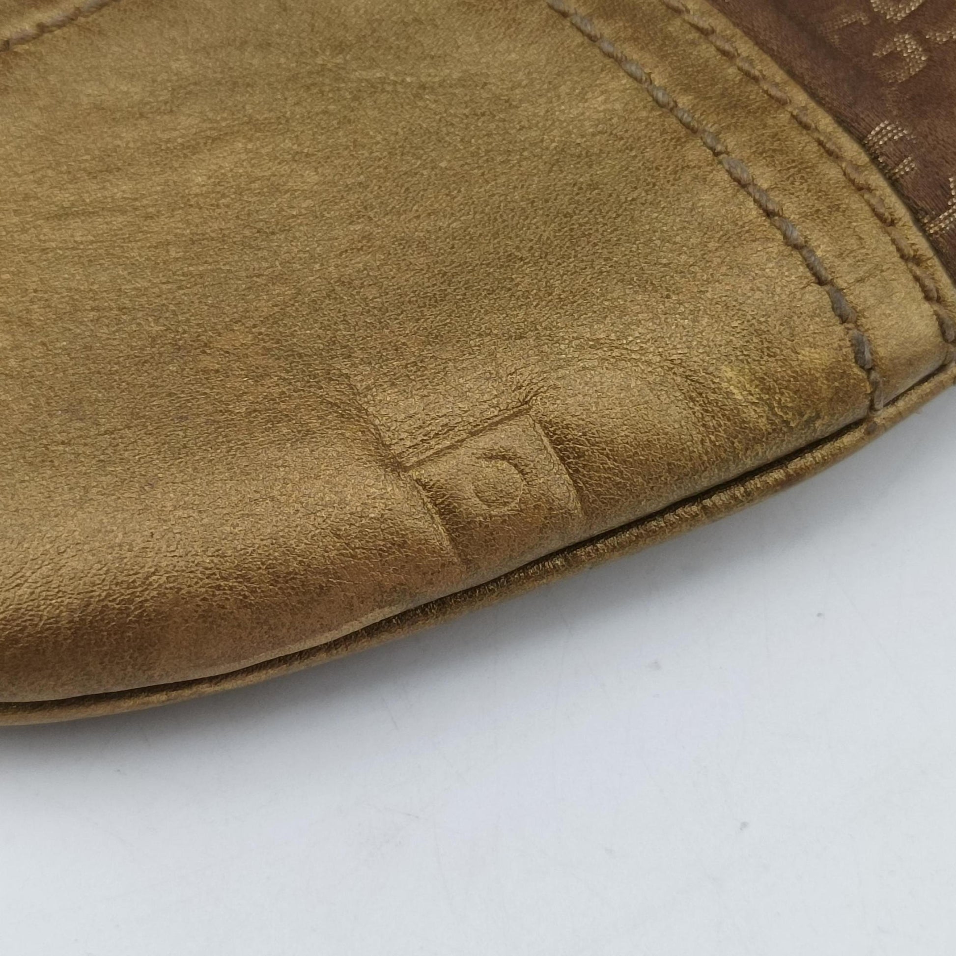 Princy Golden×Brown canvas×leather 204939 C2582317プリンシー ゴールド×ブラウン キャンバス×レザー 204939 C2582317