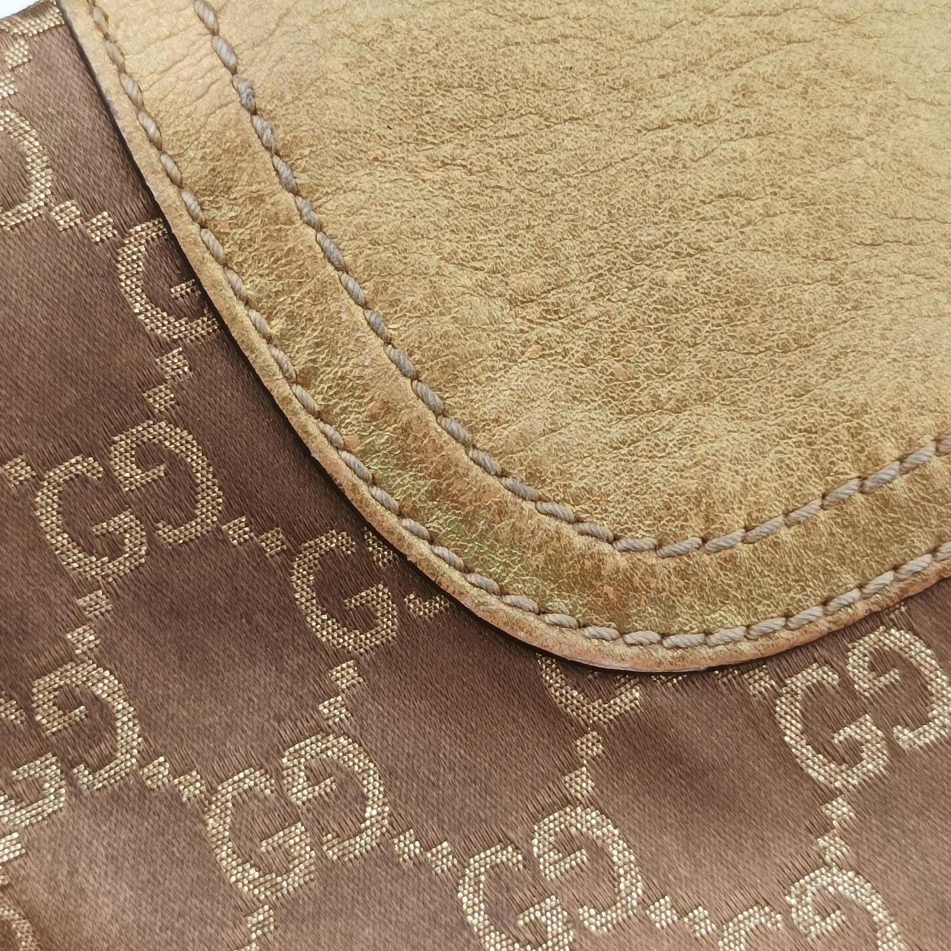 Princy Golden×Brown canvas×leather 204939 C2582317プリンシー ゴールド×ブラウン キャンバス×レザー 204939 C2582317