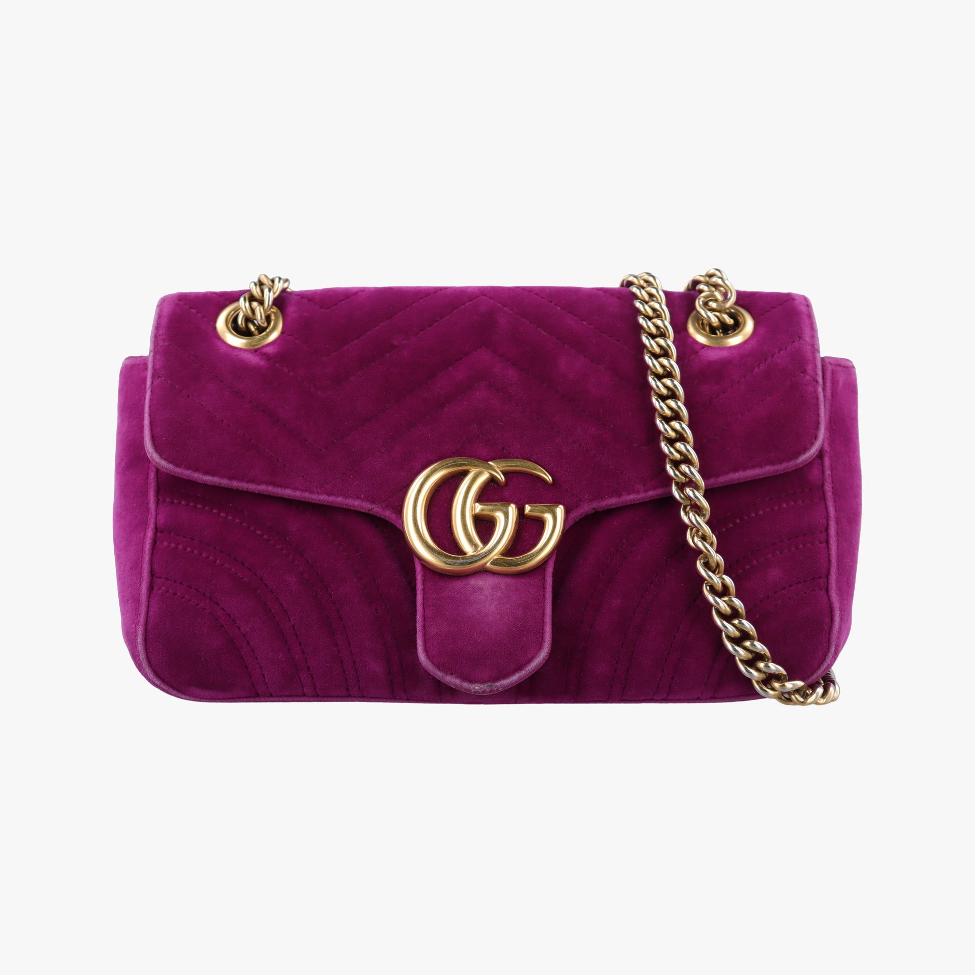 GG Marmont Purple velour 443497 A022347780GGマーモント パープル ベロア 443497 A022347780