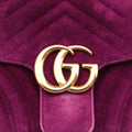 GG Marmont Purple velour 443497 A022347780GGマーモント パープル ベロア 443497 A022347780