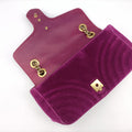 GG Marmont Purple velour 443497 A022347780GGマーモント パープル ベロア 443497 A022347780