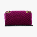 GG Marmont Purple velour 443497 A022347780GGマーモント パープル ベロア 443497 A022347780