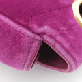 GG Marmont Purple velour 443497 A022347780GGマーモント パープル ベロア 443497 A022347780