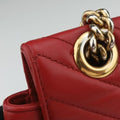 GG Marmont Red Leather 443497 E027508628GGマーモント レッド レザー 443497 E027508628
