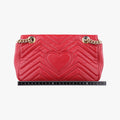 GG Marmont Red Leather 443497 E027508628GGマーモント レッド レザー 443497 E027508628