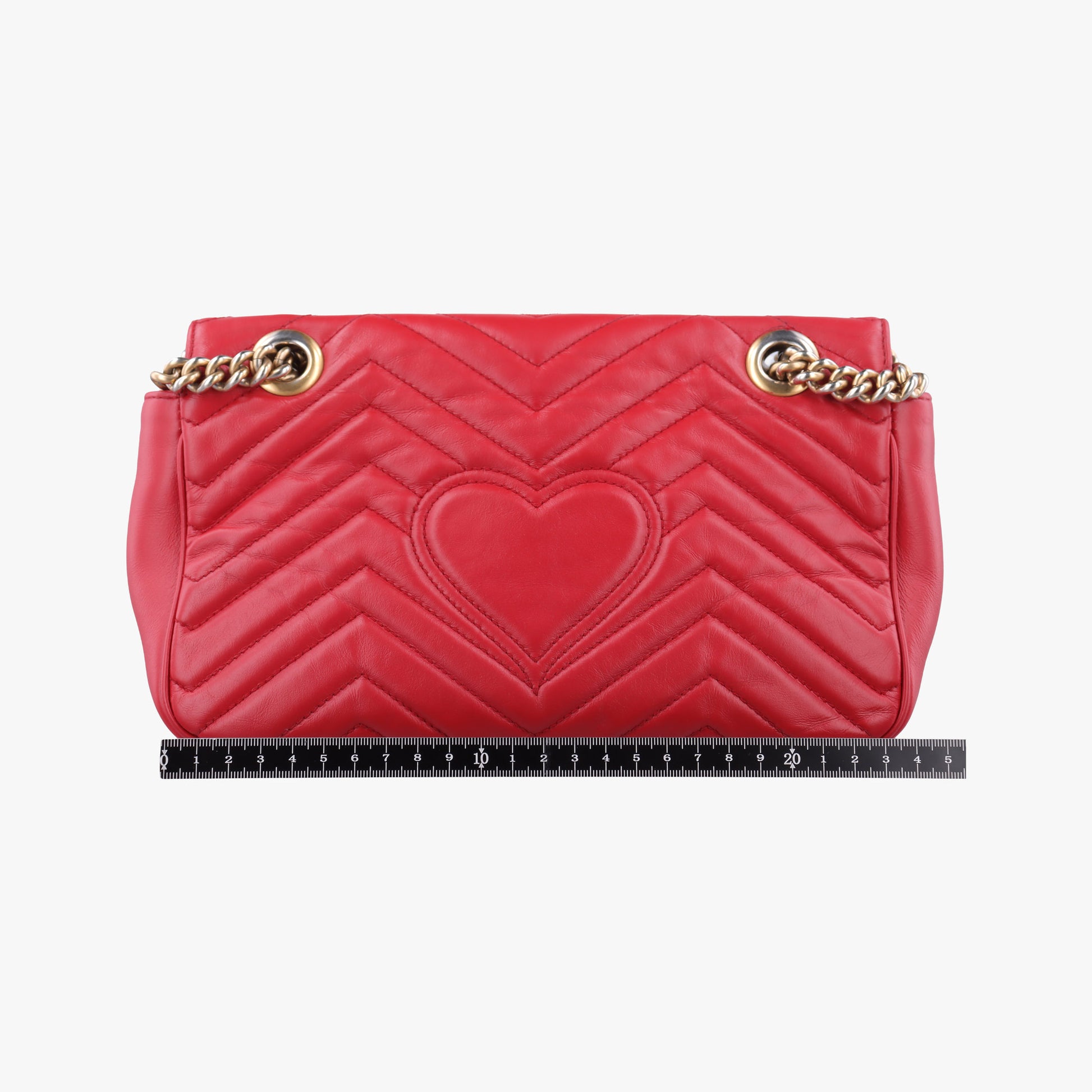 GG Marmont Red Leather 443497 E027508628GGマーモント レッド レザー 443497 E027508628