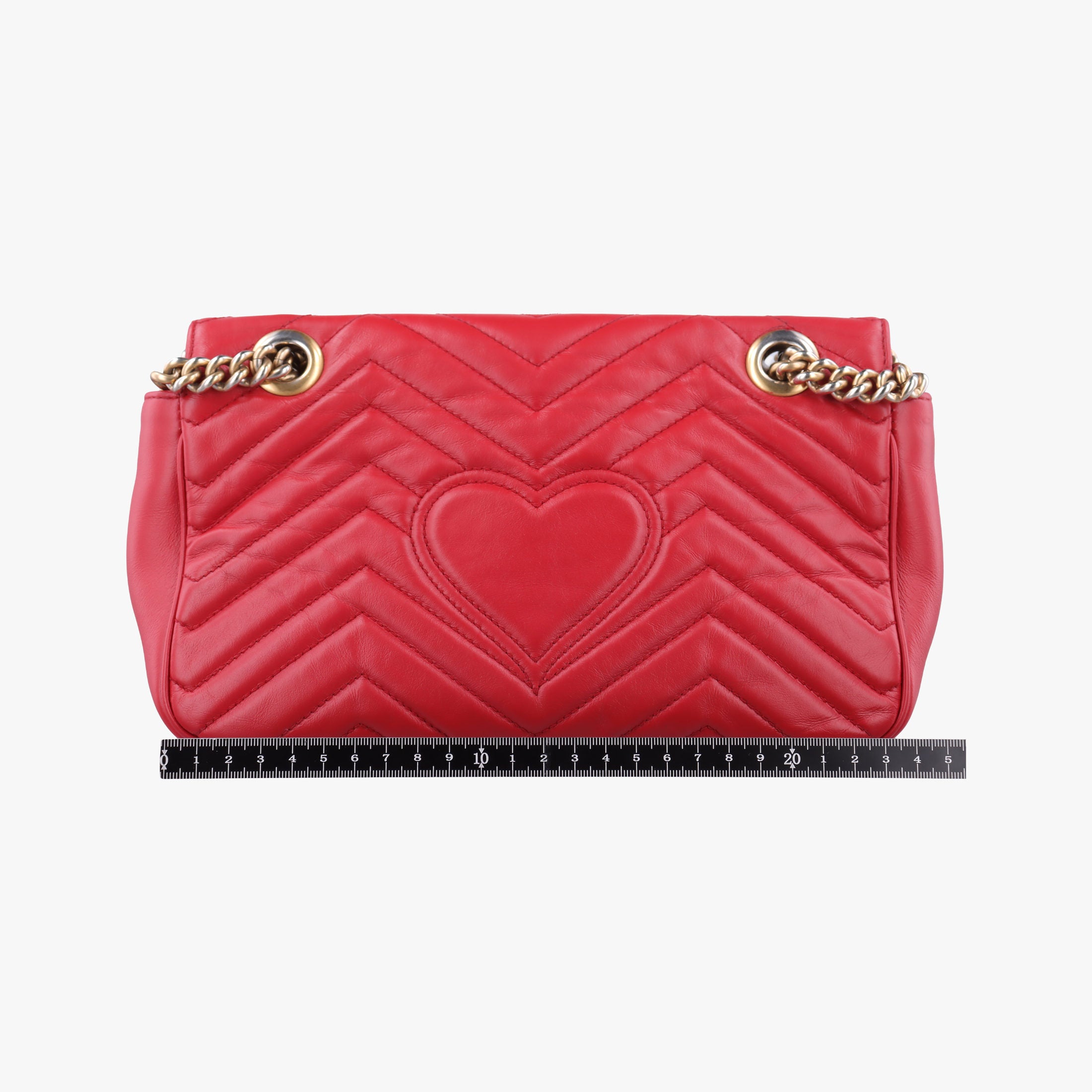 GG Marmont Red Leather 443497 E027508628GGマーモント レッド レザー 443497 E027508628