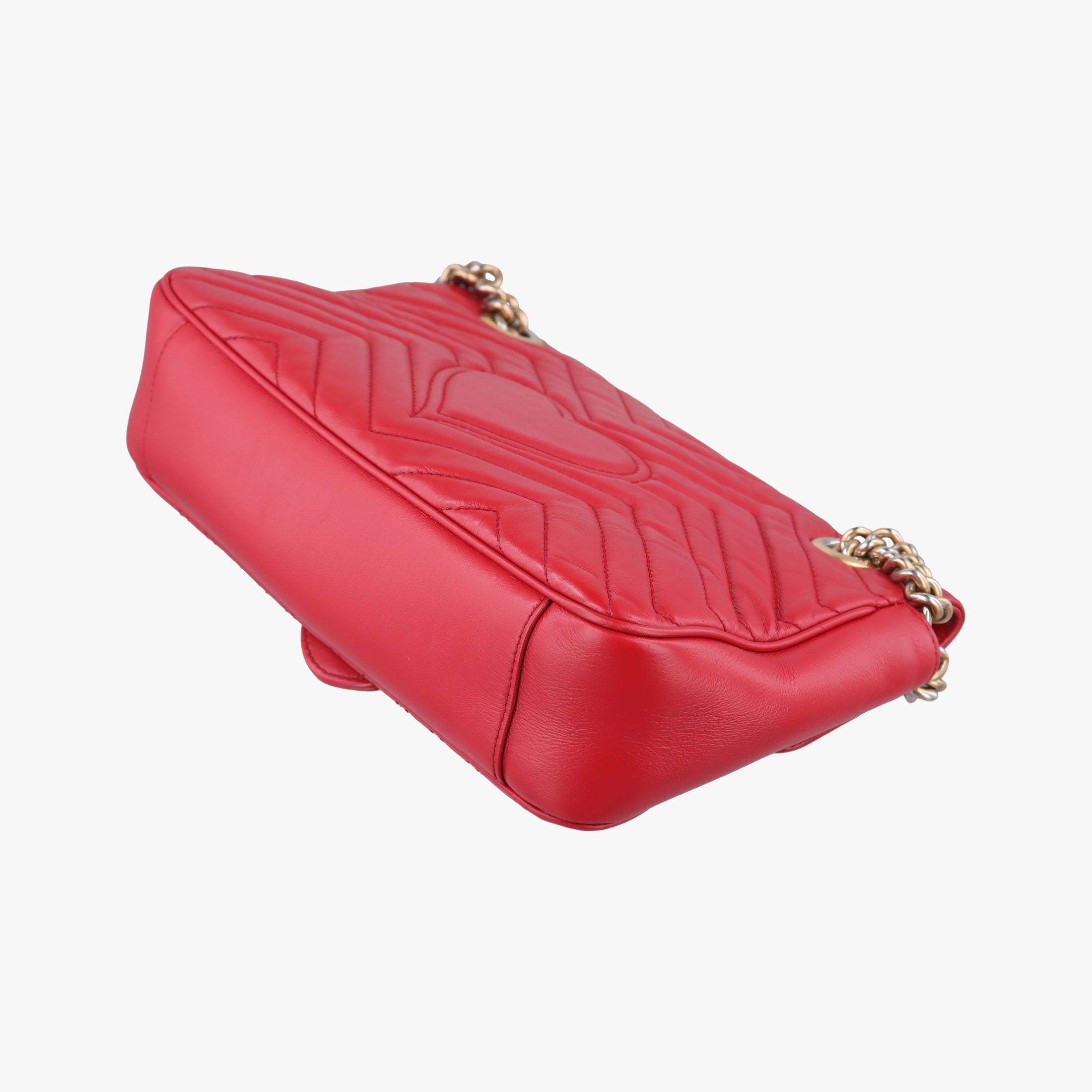 GG Marmont Red Leather 443497 E027508628GGマーモント レッド レザー 443497 E027508628