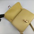 LE Carre TAUPE BOX Yellow Leather GLT633214.0121ル カレ トープボックス イエロー レザー GLT633214.0121