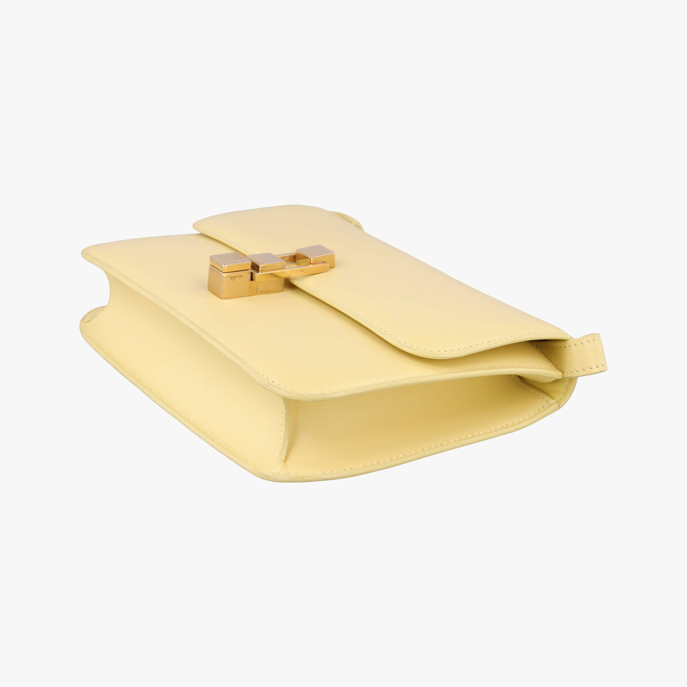 LE Carre TAUPE BOX Yellow Leather GLT633214.0121ル カレ トープボックス イエロー レザー GLT633214.0121