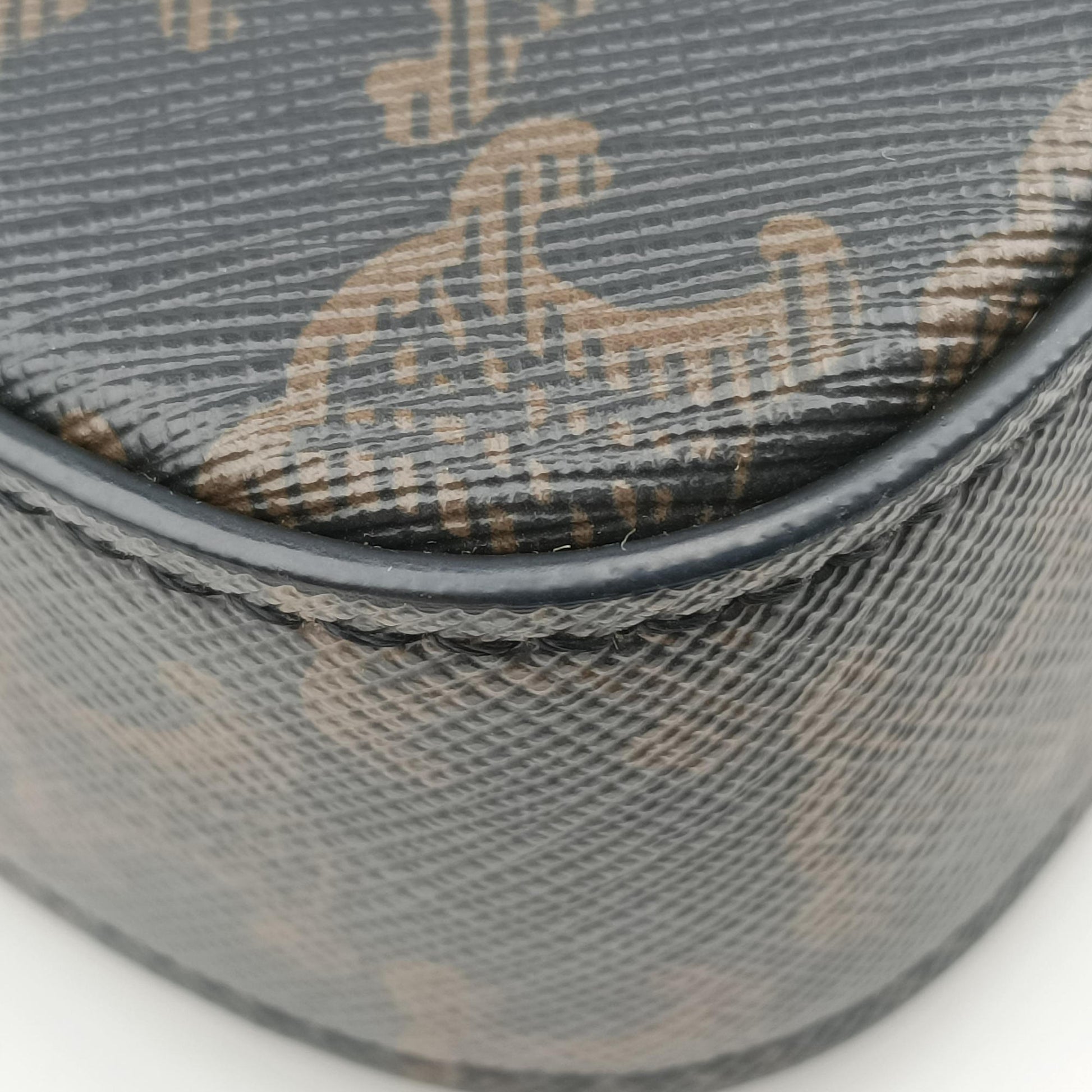 TRIOMPHE Brown PVC coated canvas U-CE-0271トリオンフ ブラウン PVCコーティングキャンバス U-CE-0271