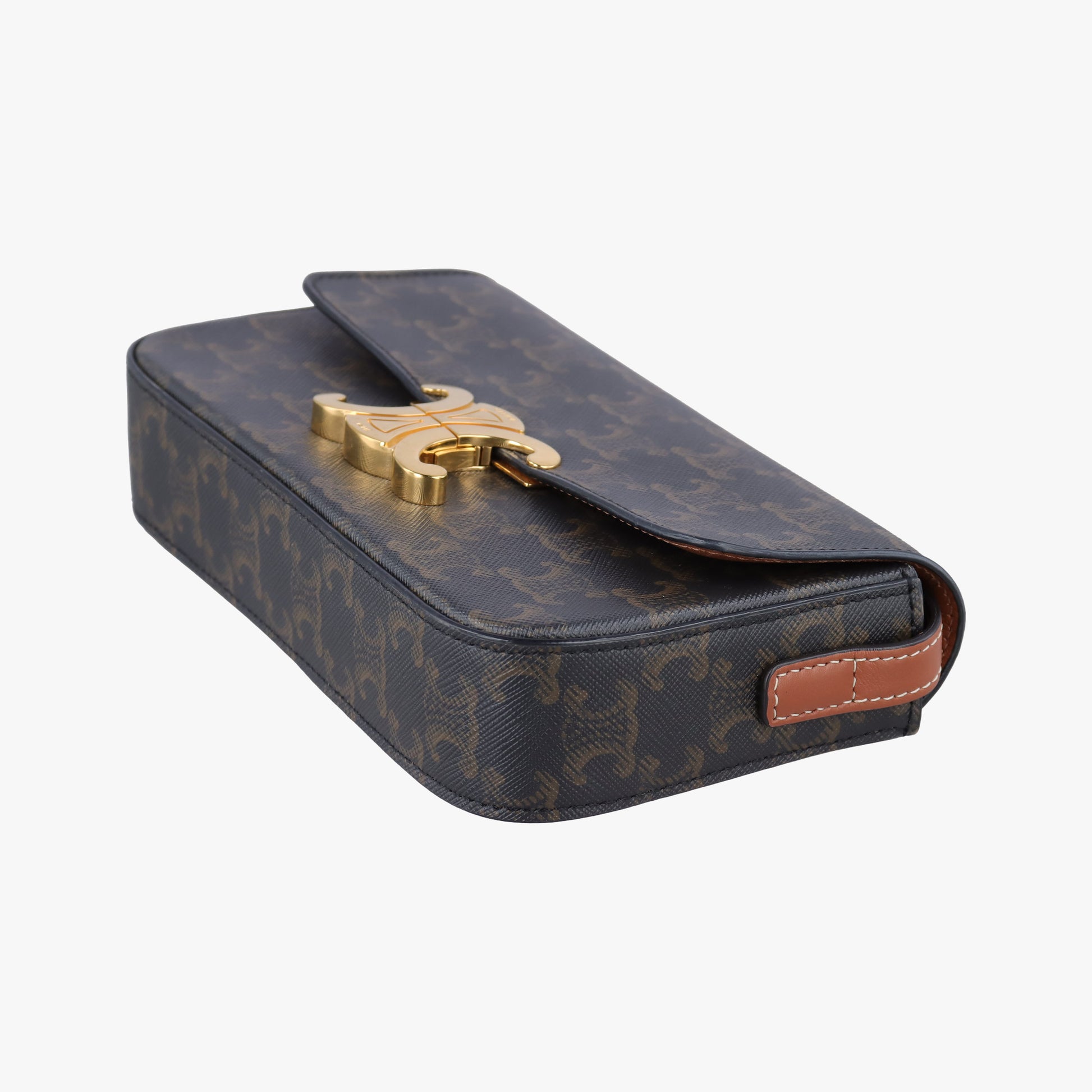 TRIOMPHE Brown PVC coated canvas U-CE-0271トリオンフ ブラウン PVCコーティングキャンバス U-CE-0271