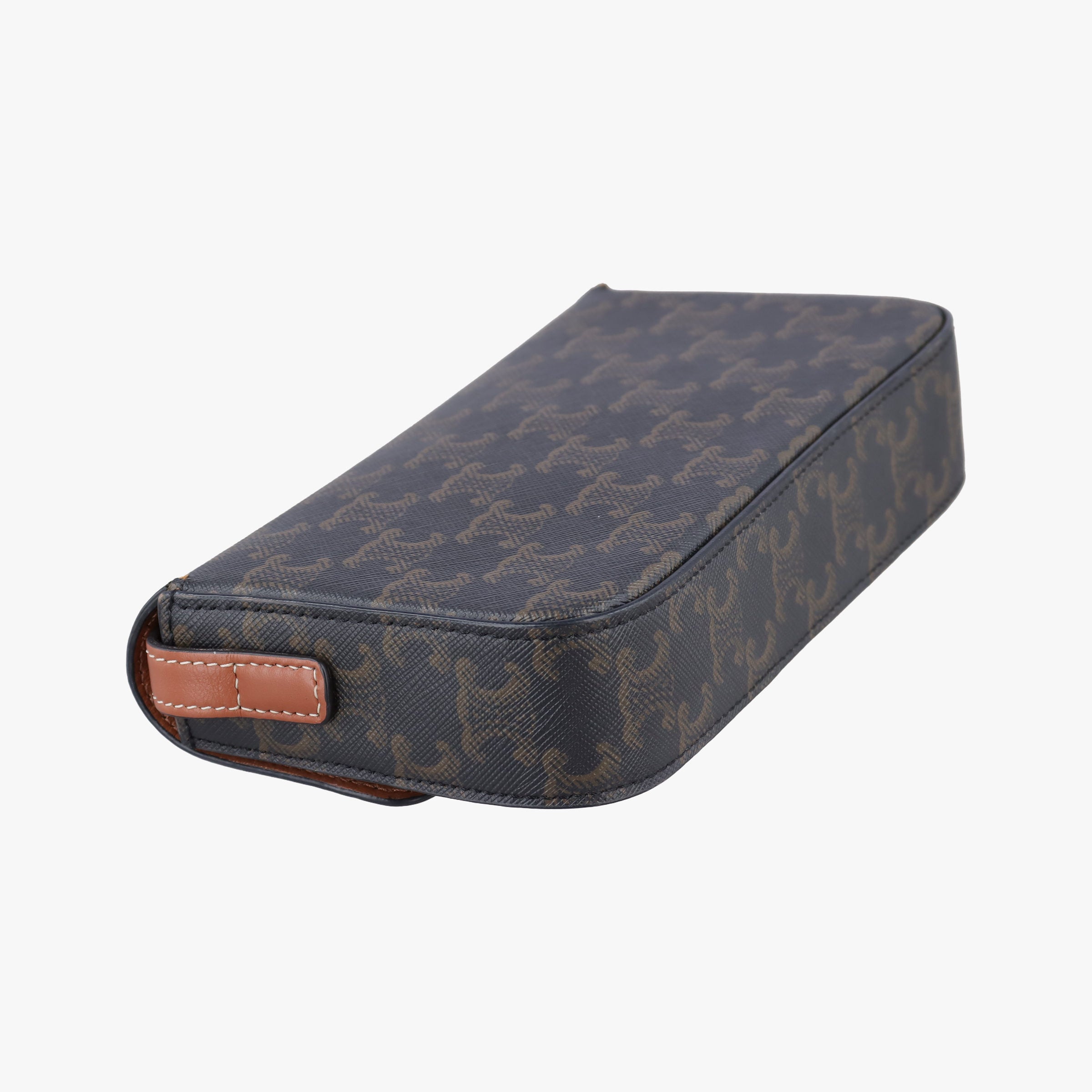 TRIOMPHE Brown PVC coated canvas U-CE-0271トリオンフ ブラウン PVCコーティングキャンバス U-CE-0271