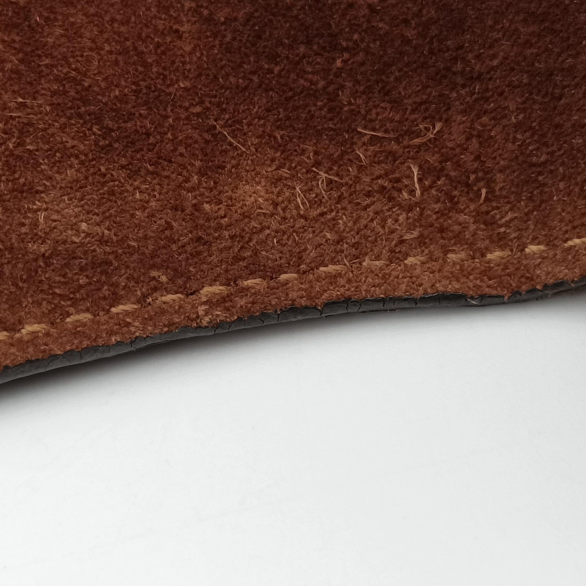 Saddle Brown Pony Hair ×Suede ×Embossed Leather RU 0062サドル ブラウン ハラコ×スエード×型押しレザー RU 0062
