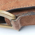 Saddle Brown Pony Hair ×Suede ×Embossed Leather RU 0062サドル ブラウン ハラコ×スエード×型押しレザー RU 0062